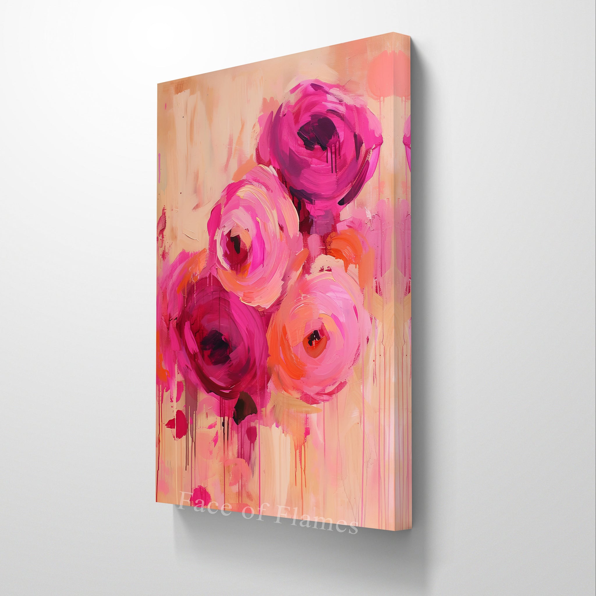 Vibrant Blooms: An Abstract Floral Symphony