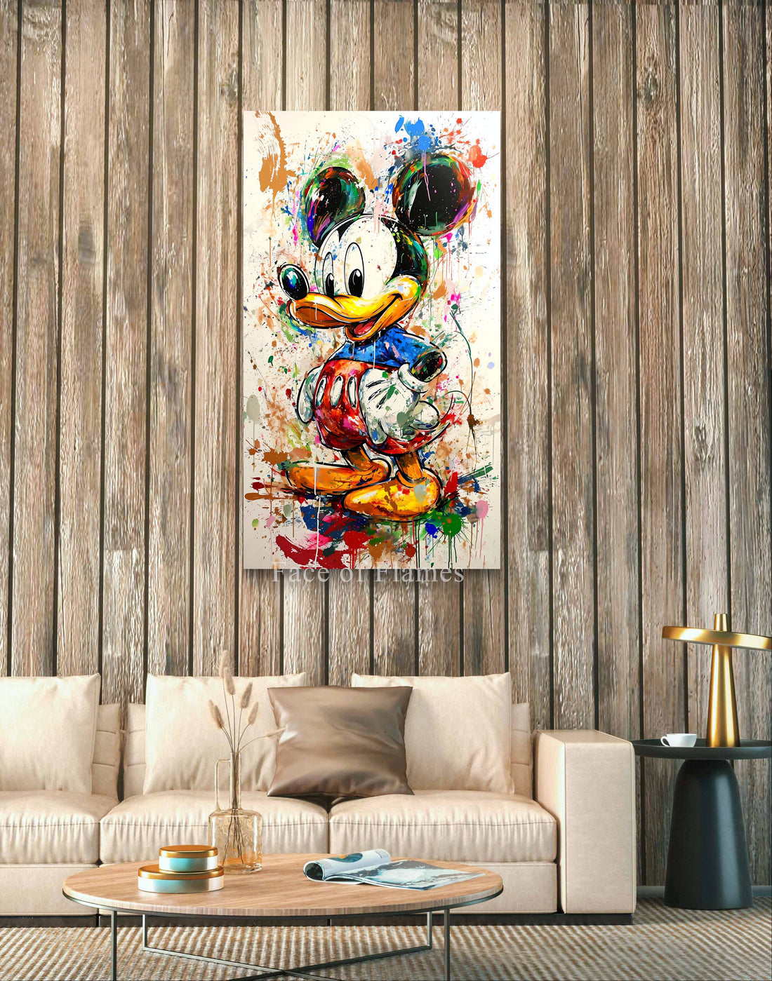 Vibrant Chaos: A Modern Mickey