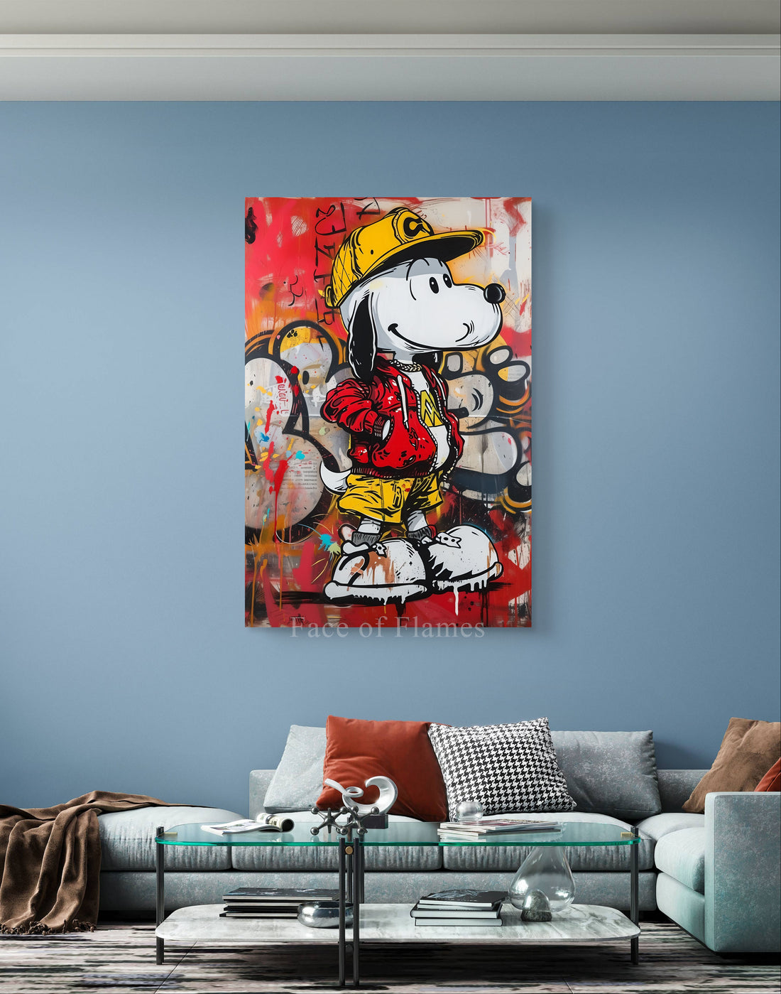 Urban Snoopy: A Fusion of Classic and Street Art