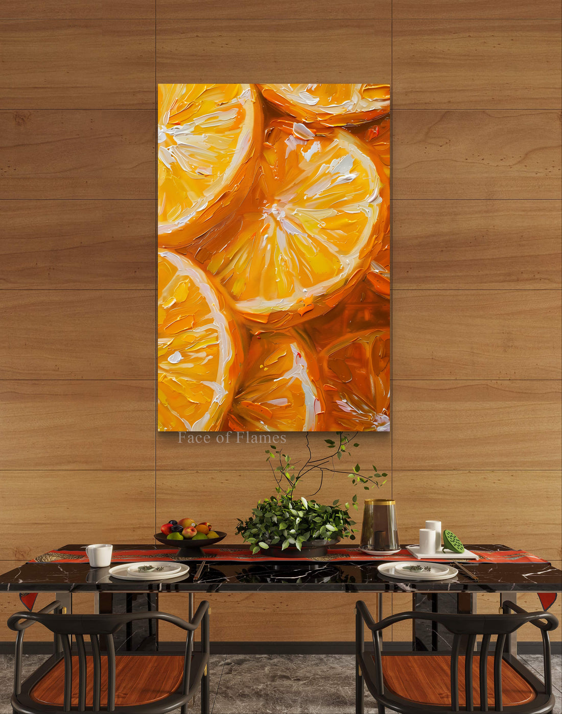 Citrus Vibrance: A Study in Orange and Yellow