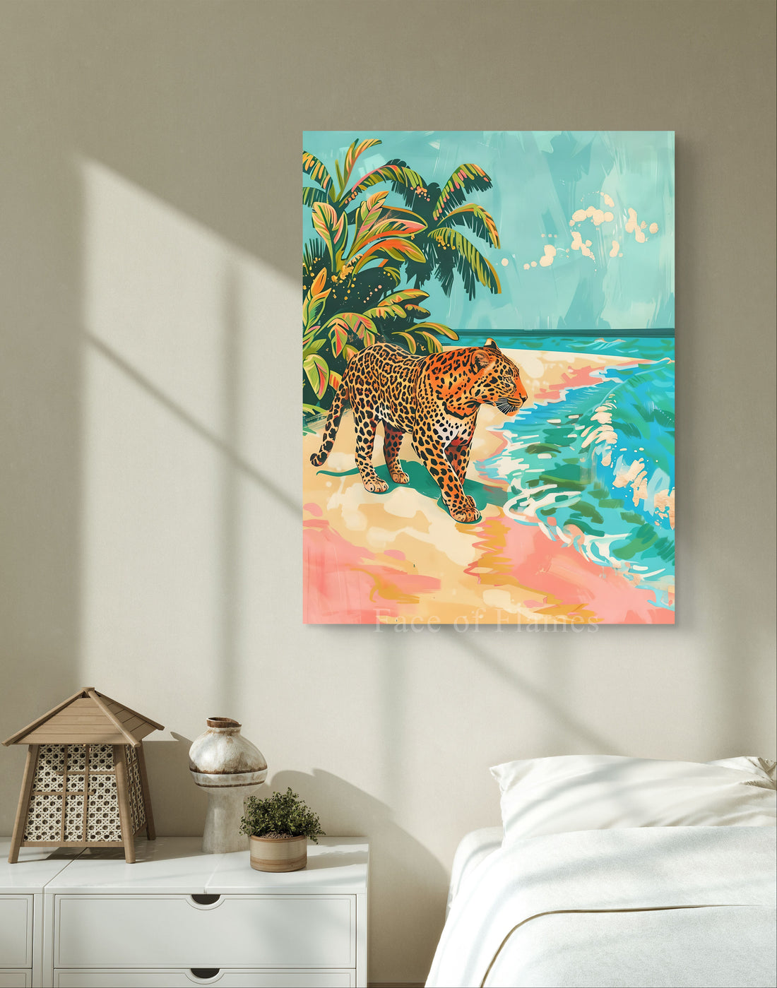 Tropical Mirage: The Jaguar’s Beachside Realm