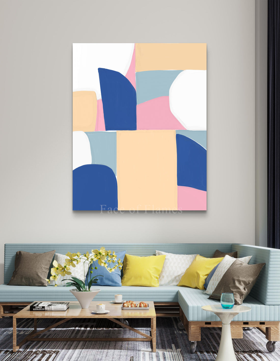 Abstract Pastel Shapes