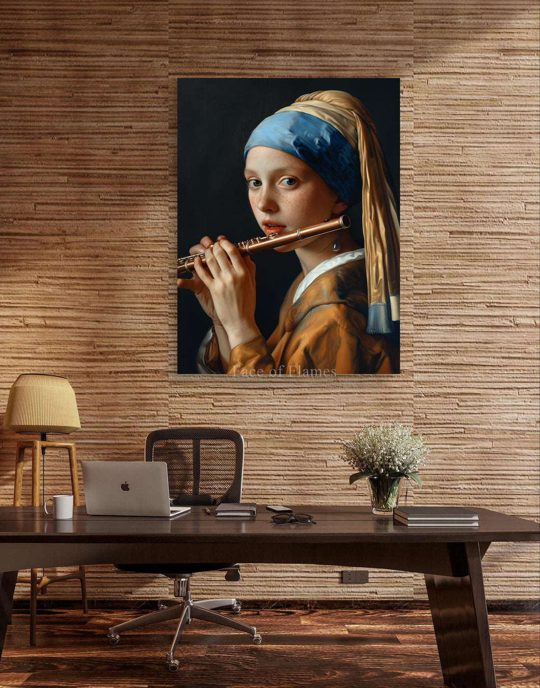 The Flute Player: A Modern Interpretation of Vermeer’s Artistry