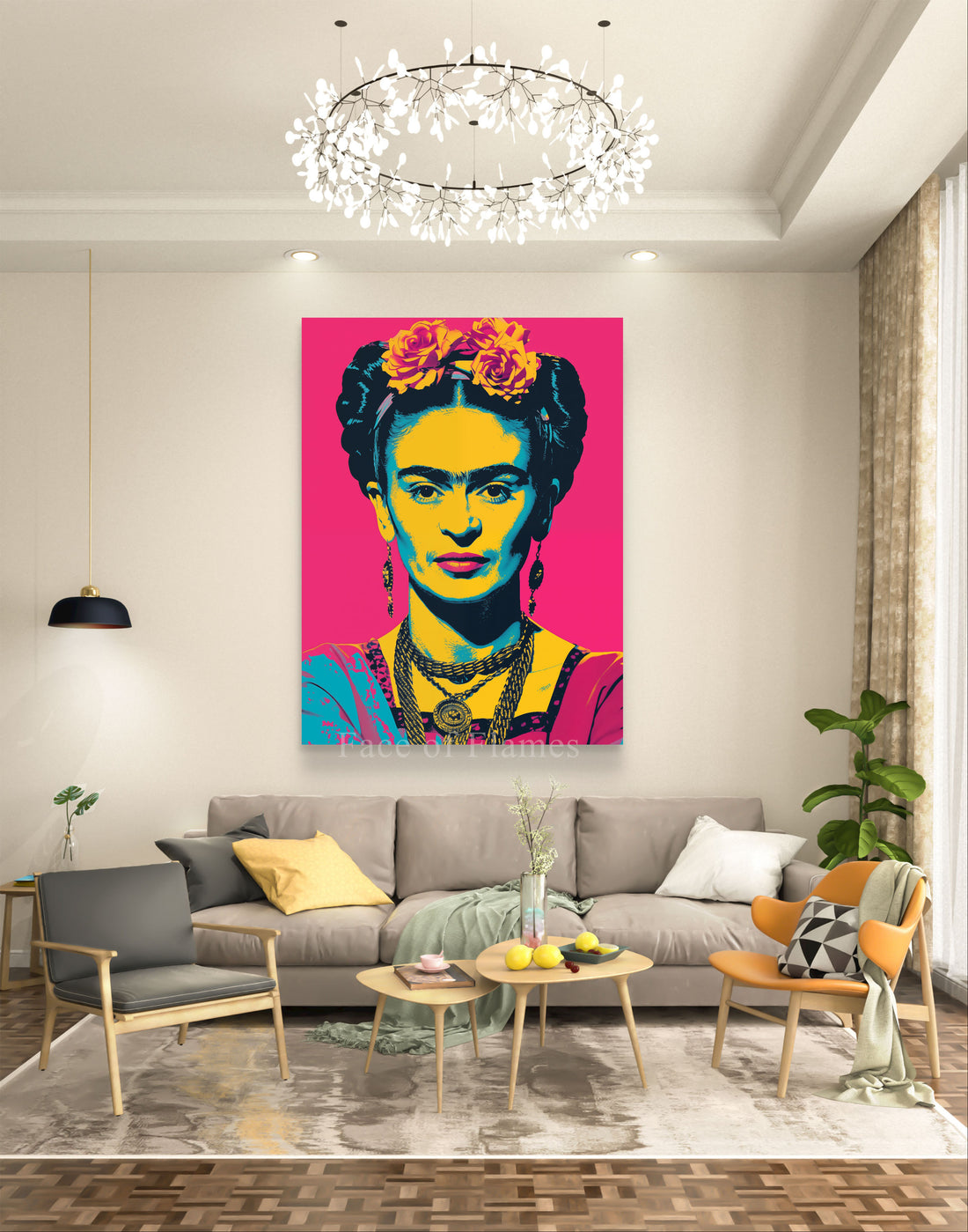 Iconic Pop Art Portrait with a Modern Twist